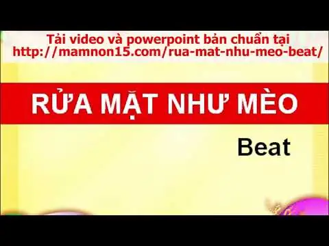 Rửa Mặt Như Mèo Nhạc Beat: Tìm Kiếm Bài Hát Karaoke & Beat Chuẩn Rửa Mặt Như Mèo Nhạc Beat: Tìm Kiếm Bài Hát Karaoke & Beat Chuẩn