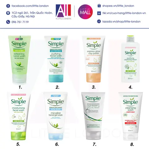 Các Loại Sữa Rửa Mặt Simple Tốt Nhất Cho Từng Loại Da (review Chi Tiết 2024) Các Loại Sữa Rửa Mặt Simple Tốt Nhất Cho Từng Loại Da (review Chi Tiết 2024)