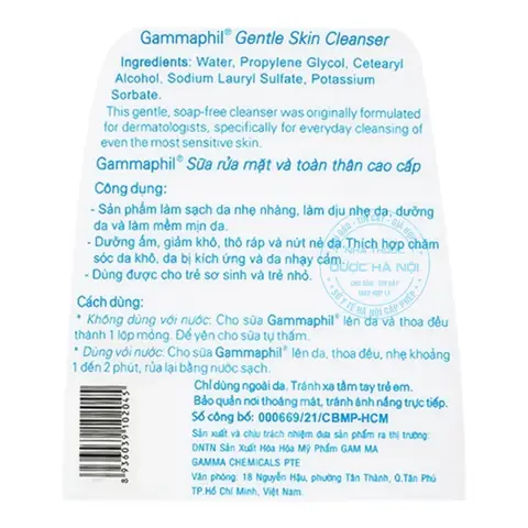 Sữa Rửa Mặt Gammaphil: Hướng Dẫn Sử Dụng Chi Tiết & Lưu Ý Quan Trọng Sữa Rửa Mặt Gammaphil: Hướng Dẫn Sử Dụng Chi Tiết & Lưu Ý Quan Trọng