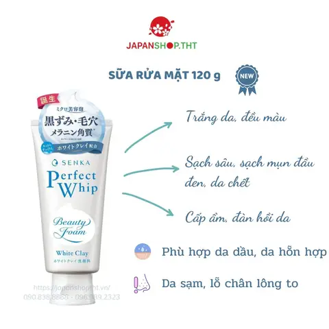 Cách Dùng Sữa Rửa Mặt Perfect Whip Chuẩn Đúng Hướng Dẫn