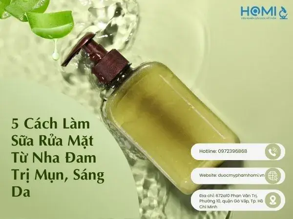12+ Cách Làm Sữa Rửa Mặt Trị Mụn Tại Nhà Từ Nguyên Liệu Thiên Nhiên