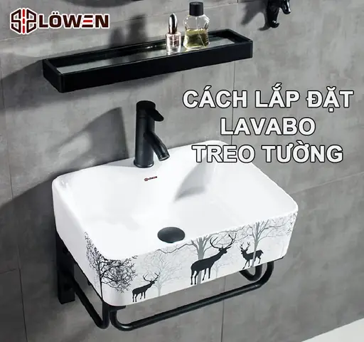 Hướng Dẫn Chi Tiết Cách Lắp Chậu Rửa Mặt Treo Tường Chuẩn Kỹ Thuật Tại Nhà