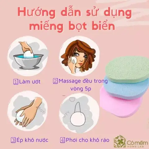Hướng Dẫn Chi Tiết Cách Sử Dụng Miếng Mút Rửa Mặt Đúng Cách Để Da Sạch Sâu