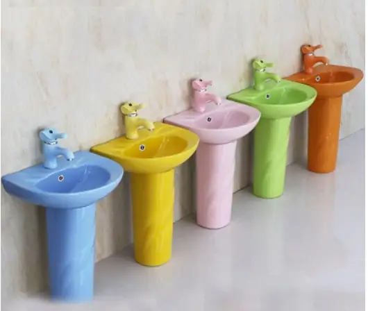 Chậu Rửa Mặt Trẻ Em: Chọn Lavabo Mini Phù Hợp Cho Bé Từ Mẫu Giáo Đến Lớn