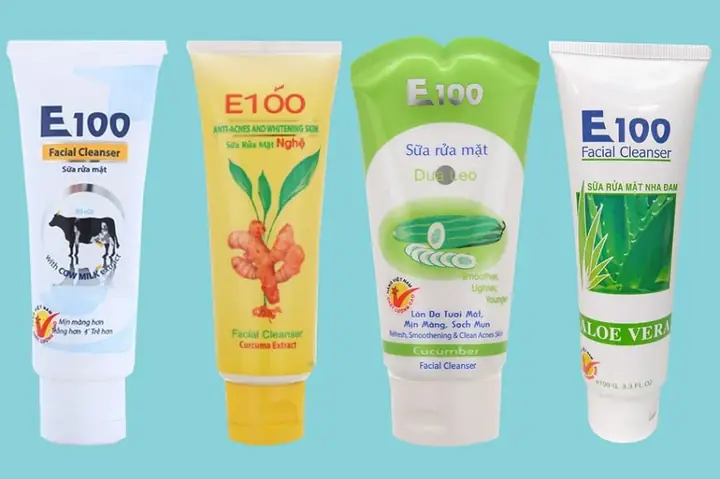 Sữa Rửa Mặt E100: Công Dụng, Các Loại Và Lưu Ý Khi Sử Dụng
