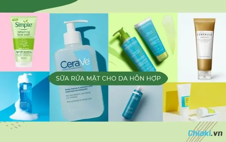 Da Hỗn Hợp Nên Dùng Sữa Rửa Mặt Gì Tốt Nhất Hiện Nay