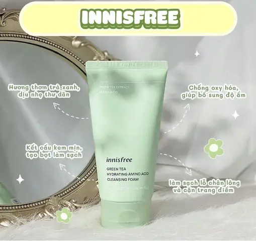 Sữa Rửa Mặt Innisfree Trà Xanh: Độ Ph Bao Nhiêu Là Tốt Cho Da? Sữa Rửa Mặt Innisfree Trà Xanh: Độ Ph Bao Nhiêu Là Tốt Cho Da?