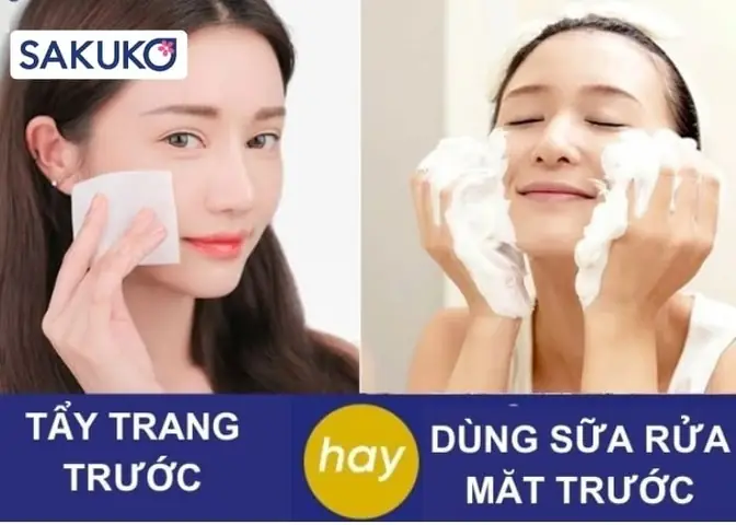 Nên Tẩy Trang Trước Hay Rửa Mặt Trước Để Làm Sạch Da Đúng Quy Trình?
