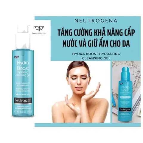 Gel Rửa Mặt Neutrogena Hydro Boost: Công Dụng, Thành Phần & Review Chi Tiết