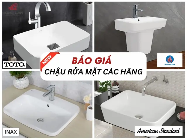 Giá Bồn Rửa Mặt Bằng Sứ: Cập Nhật Mới Nhất & Lưu Ý Chọn Mua Giá Bồn Rửa Mặt Bằng Sứ: Cập Nhật Mới Nhất & Lưu Ý Chọn Mua