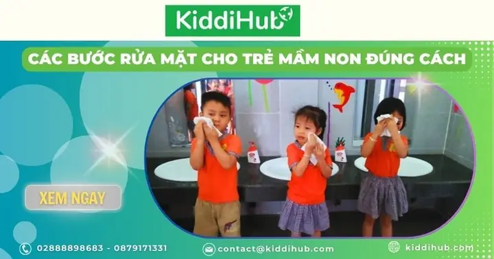 Bước Hướng Dẫn Rửa Mặt Đúng Cách Cho Trẻ Mầm Non (kèm Hình Ảnh)