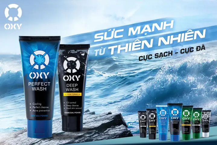 Kem Rửa Mặt Oxy Deep Wash: Làm Sạch Sâu, Đánh Bay Nhờn Hiệu Quả Cho Nam Giới