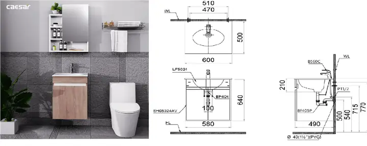 Kích Thước Chậu Rửa Mặt Lavabo Tiêu Chuẩn: Bảng Tổng Hợp Chi Tiết