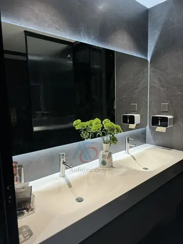 Top 10+ Mẫu Lavabo Đá Nhân Tạo Đẹp, Sang Trọng Cho Phòng Tắm Hiện Đại Top 10+ Mẫu Lavabo Đá Nhân Tạo Đẹp, Sang Trọng Cho Phòng Tắm Hiện Đại