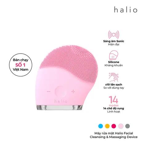 Máy Rửa Mặt Halio Facial Cleansing & Massaging Device: Công Nghệ Sóng Âm & Tính Năng Nổi Bật Máy Rửa Mặt Halio Facial Cleansing & Massaging Device: Công Nghệ Sóng Âm & Tính Năng Nổi Bật