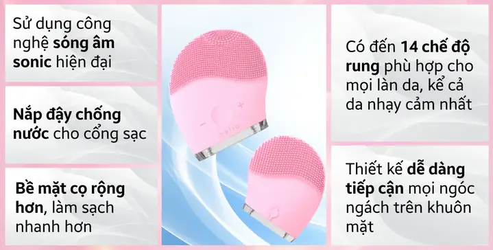 Máy Rửa Mặt Halio Facial Cleansing & Massaging Device: Công Nghệ Sóng Âm & Tính Năng Nổi Bật Máy Rửa Mặt Halio Facial Cleansing & Massaging Device: Công Nghệ Sóng Âm & Tính Năng Nổi Bật