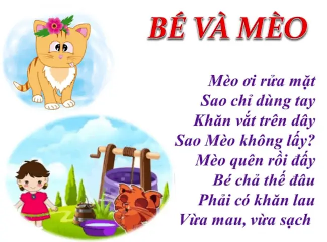 Bài Thơ "mèo Ơi Rửa Mặt": Lời Bài Hát, Ý Nghĩa Và Tác Dụng Giáo Dục