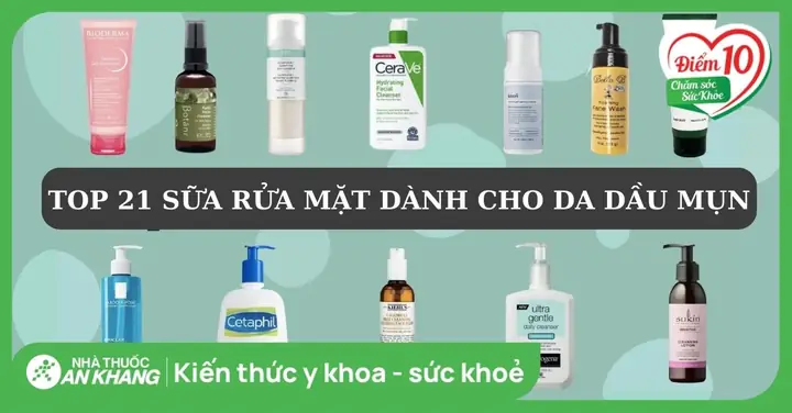 Top 10 Sữa Rửa Mặt Tốt Nhất Cho Nam Da Dầu & Mụn: Lựa Chọn Phù Hợp