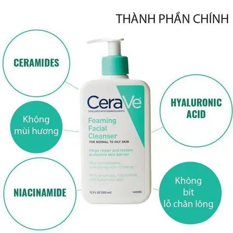 Review Sữa Rửa Mặt Cerave Foaming Facial Cleanser: Có Tốt Không, Dành Cho Da Nào?