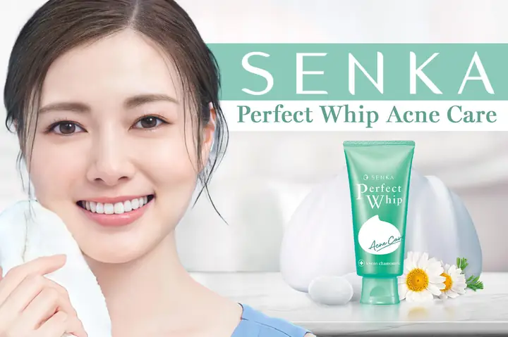 Review Sữa Rửa Mặt Senka Perfect Whip Acne Care: Có Tốt Không, Thành Phần, Cách Dùng?