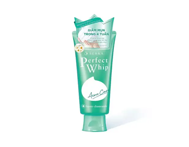 Review Sữa Rửa Mặt Senka Perfect Whip Acne Care: Có Tốt Không, Thành Phần, Cách Dùng?