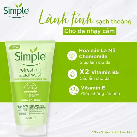 Review Sữa Rửa Mặt Simple Cho Da Dầu Mụn: Loại Nào Tốt Nhất, Cách Chọn Phù Hợp?