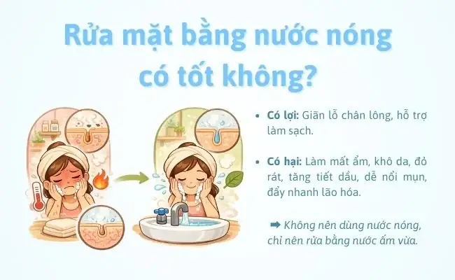 Rửa Mặt Bằng Nước Ấm Có Tác Dụng Gì? Lợi Ích & Cách Thực Hiện Chuẩn