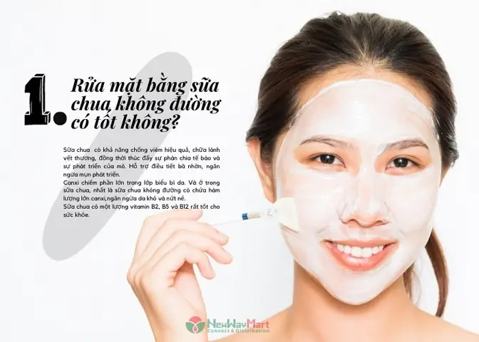 Rửa Mặt Bằng Sữa Chua Không Đường Có Tốt Không? Công Dụng Và Lưu Ý