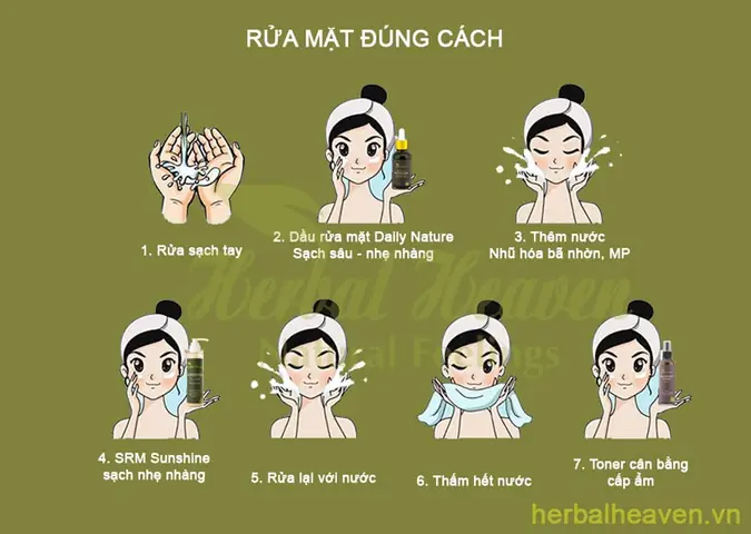 Rửa Mặt Đúng Cách Cho Nữ: 7 Bước Đảm Bảo Làn Da Sạch Khỏe, Mịn Màng Rửa Mặt Đúng Cách Cho Nữ: 7 Bước Đảm Bảo Làn Da Sạch Khỏe, Mịn Màng