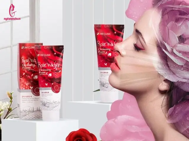 Sữa Rửa Mặt 3w Clinic Rose Water: Công Dụng, Thành Phần & Cách Dùng Hiệu Quả