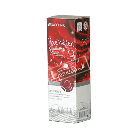 Sữa Rửa Mặt 3w Clinic Rose Water: Công Dụng, Thành Phần & Cách Dùng Hiệu Quả