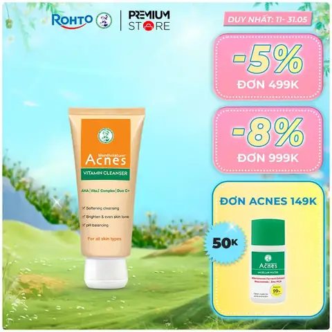 Sữa Rửa Mặt Acnes Vitamin Cleanser: Công Dụng, Thành Phần Và Cách Dùng Hiệu Quả