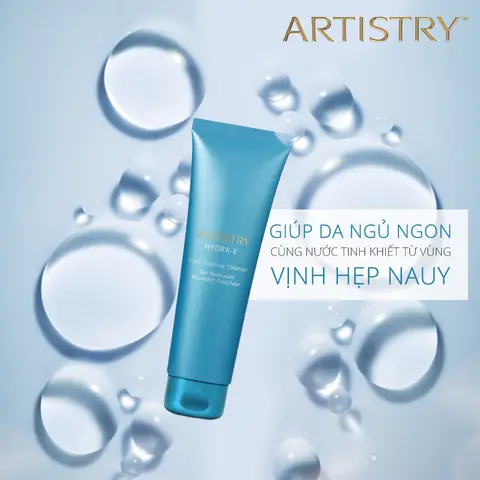 Artistry Hydra-v: Gel Rửa Mặt Tươi Mới Làn Da, Làm Sạch Hiệu Quả Artistry Hydra-v: Gel Rửa Mặt Tươi Mới Làn Da, Làm Sạch Hiệu Quả