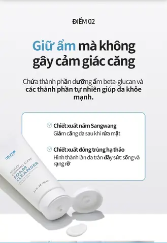 Sữa Rửa Mặt Atomy Foam Cleanser: Công Dụng, Thành Phần Và Hướng Dẫn Sử Dụng Chi Tiết Sữa Rửa Mặt Atomy Foam Cleanser: Công Dụng, Thành Phần Và Hướng Dẫn Sử Dụng Chi Tiết