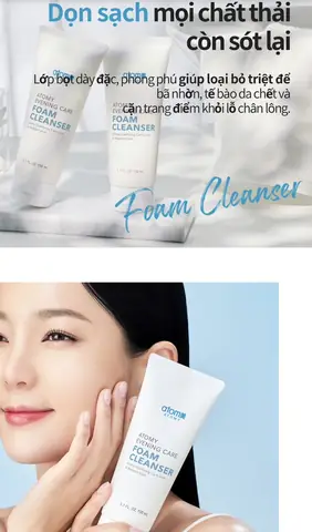 Sữa Rửa Mặt Atomy Foam Cleanser: Công Dụng, Thành Phần Và Hướng Dẫn Sử Dụng Chi Tiết