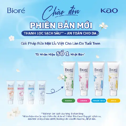 Sữa Rửa Mặt Biore Dạng Gel: Loại Nào Tốt Nhất Cho Từng Loại Da?
