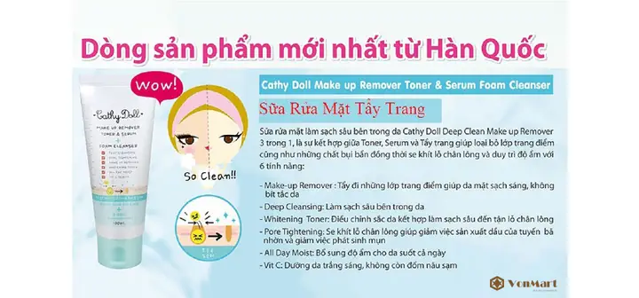 Review Sữa Rửa Mặt Cathy Doll: Công Dụng, Thành Phần & Lựa Chọn Phù Hợp