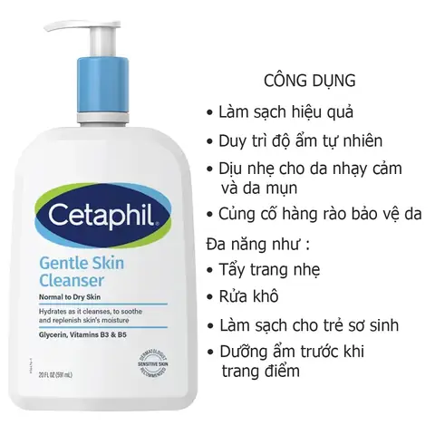 Sữa Rửa Mặt Cetaphil Gentle Skin Cleanser Có Tốt Không? Đánh Giá Chi Tiết Cho Mọi Loại Da