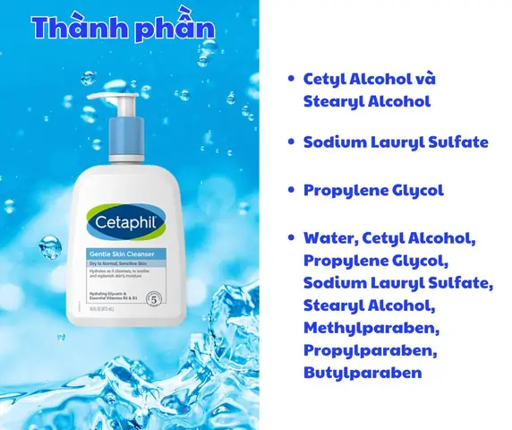 Thành Phần Sữa Rửa Mặt Cetaphil: Chi Tiết A-z & Công Dụng Cho Da Thành Phần Sữa Rửa Mặt Cetaphil: Chi Tiết A-z & Công Dụng Cho Da