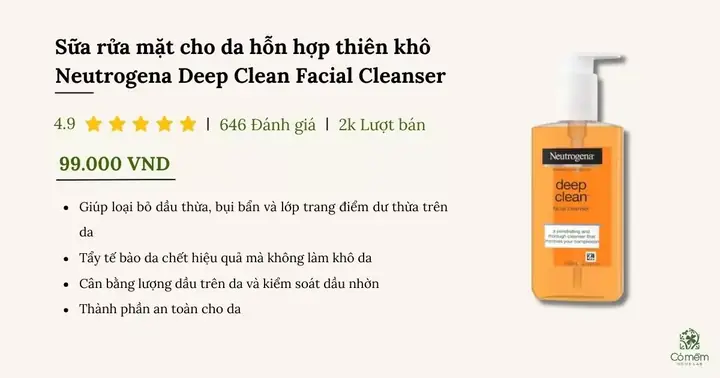 Top 10 Sữa Rửa Mặt Cho Da Thường Thiên Khô Tốt Nhất, Dịu Nhẹ & Dưỡng Ẩm Top 10 Sữa Rửa Mặt Cho Da Thường Thiên Khô Tốt Nhất, Dịu Nhẹ & Dưỡng Ẩm