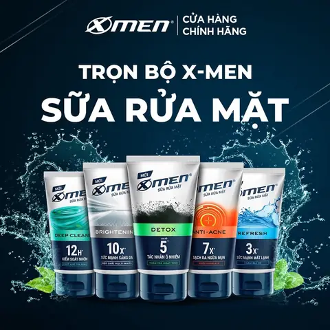 Sữa Rửa Mặt X-men Cho Nam: Review, Công Dụng & Cách Chọn Phù Hợp Sữa Rửa Mặt X-men Cho Nam: Review, Công Dụng & Cách Chọn Phù Hợp