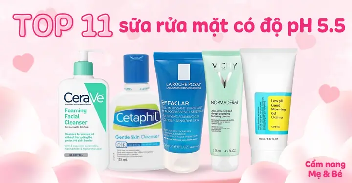 Top 10 Sữa Rửa Mặt Có Độ Ph 5.5 An Toàn Và Dịu Nhẹ Cho Mọi Loại Da Top 10 Sữa Rửa Mặt Có Độ Ph 5.5 An Toàn Và Dịu Nhẹ Cho Mọi Loại Da