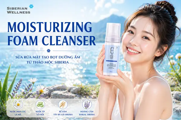 Sữa Rửa Mặt Siberian Wellness: Gel Và Bọt Dịu Nhẹ, Sạch Sâu Sữa Rửa Mặt Siberian Wellness: Gel Và Bọt Dịu Nhẹ, Sạch Sâu