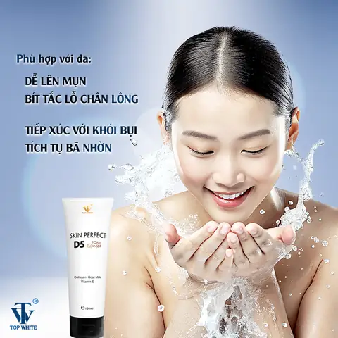 Sữa Rửa Mặt D5 Top White: Công Dụng, Thành Phần Và Hướng Dẫn Sử Dụng Hiệu Quả