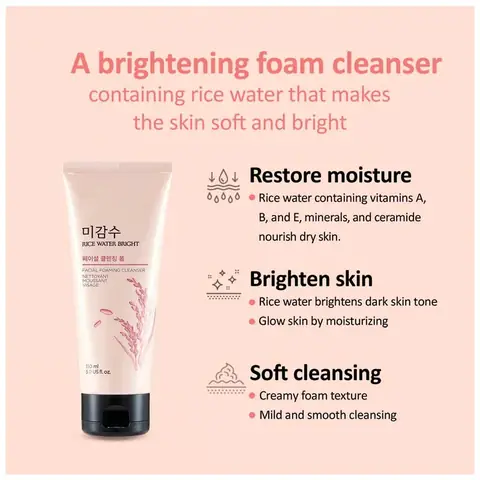 Sữa Rửa Mặt Gạo The Face Shop Mẫu Mới: Review, Công Dụng & Nơi Mua Chính Hãng