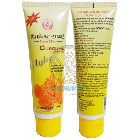 Sữa Rửa Mặt Hạt Nghệ Thorakao: Công Dụng, Cách Dùng & Lợi Ích Cho Da Mụn