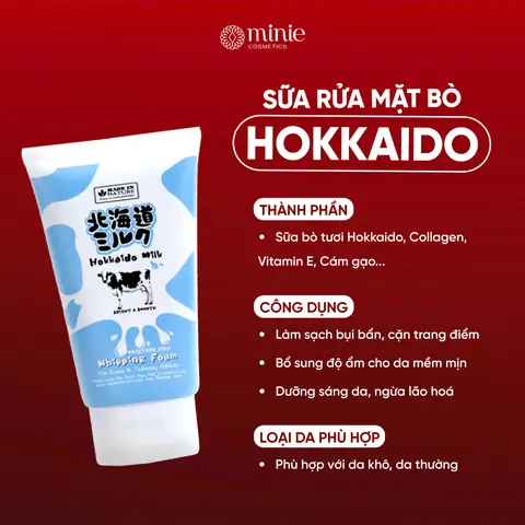 Sữa Rửa Mặt Hokkaido Naris: Công Dụng, Lợi Ích Và Địa Chỉ Mua Uy Tín