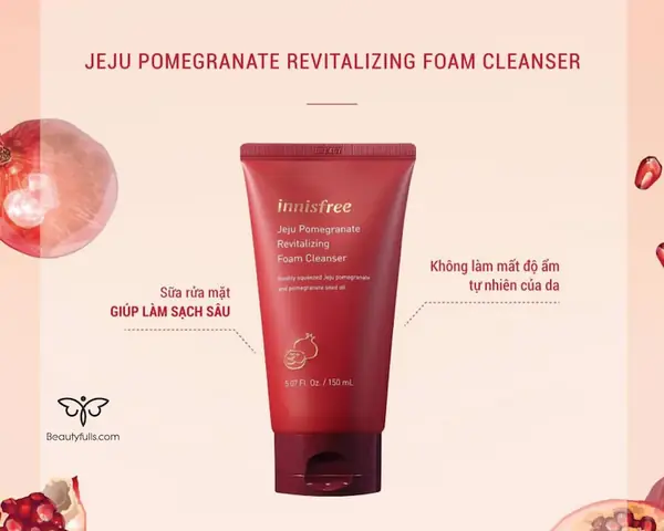 Sữa Rửa Mặt Innisfree Lựu Đỏ: Công Dụng, Thành Phần Và Hướng Dẫn Sử Dụng Chi Tiết Sữa Rửa Mặt Innisfree Lựu Đỏ: Công Dụng, Thành Phần Và Hướng Dẫn Sử Dụng Chi Tiết