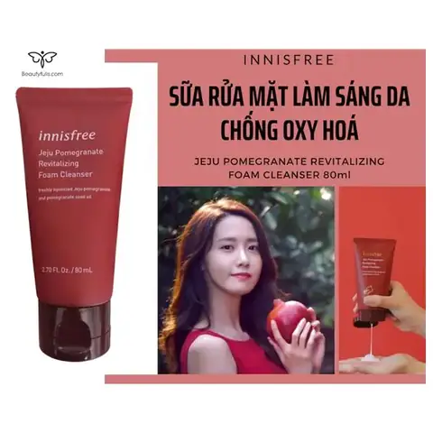 Sữa Rửa Mặt Innisfree Lựu Đỏ: Công Dụng, Thành Phần Và Hướng Dẫn Sử Dụng Chi Tiết Sữa Rửa Mặt Innisfree Lựu Đỏ: Công Dụng, Thành Phần Và Hướng Dẫn Sử Dụng Chi Tiết