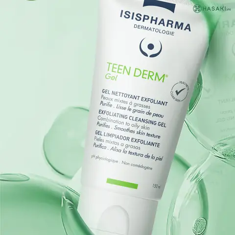 Gel Rửa Mặt Isis Pharma Teen Derm: Review, Công Dụng & Phân Loại Cho Da Mụn, Nhờn